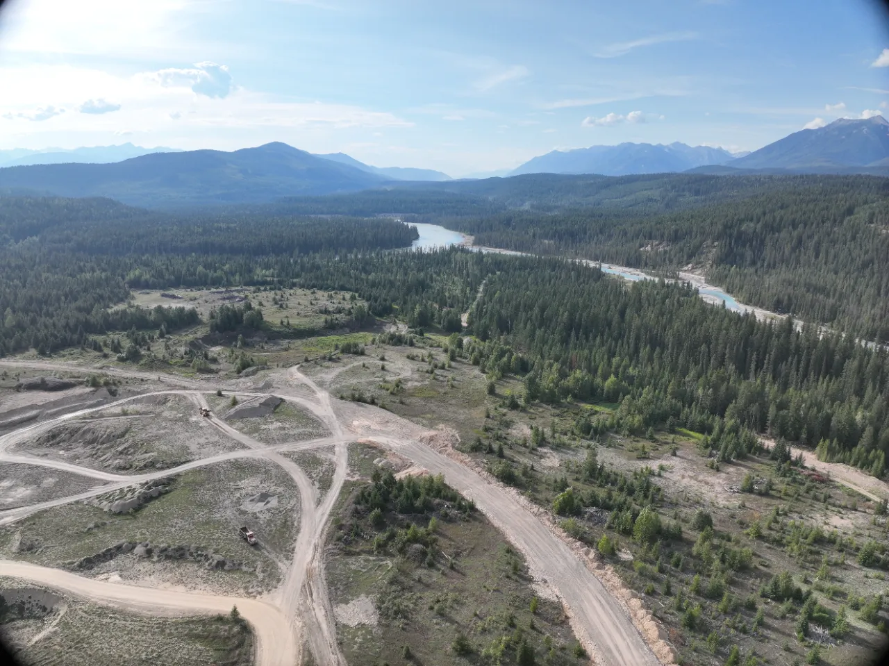 Donald, BC Location Map